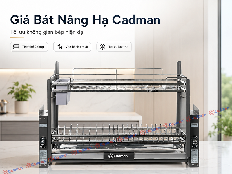 Giá bát nâng hạ Cadman