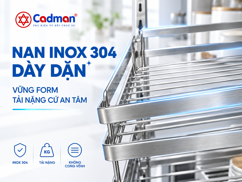 TỦ đồ khô dạng nan dẹt inox 304
